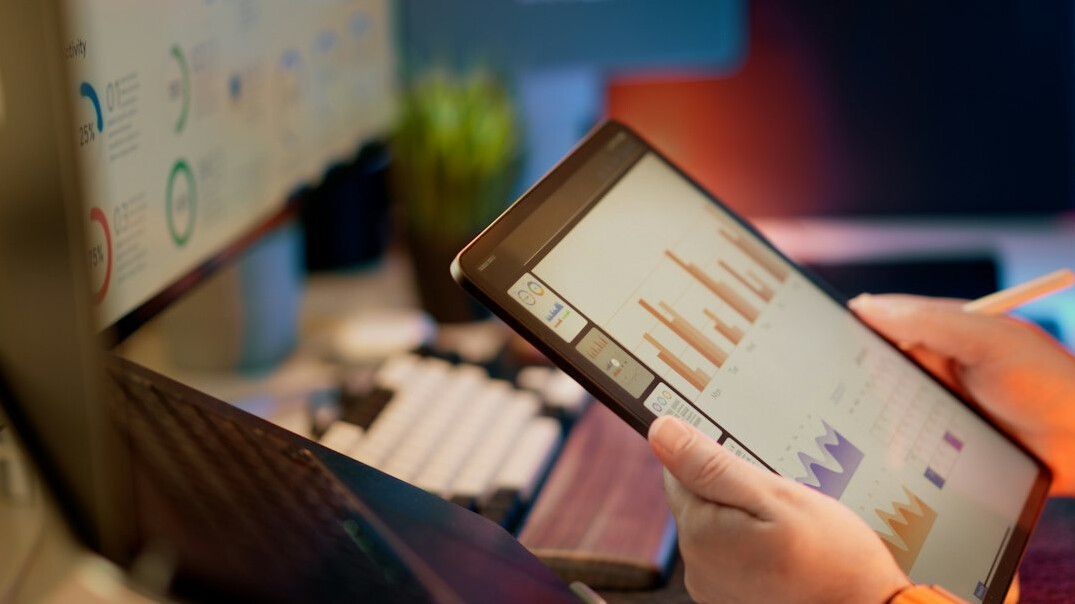 data analytics screen